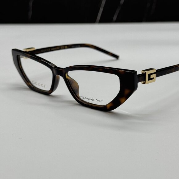 NEW GUCCI EYEGLASSES GG1683O 003 WOMEN HAVANA EYEWEAR GUCCI - Picture 7 of 10